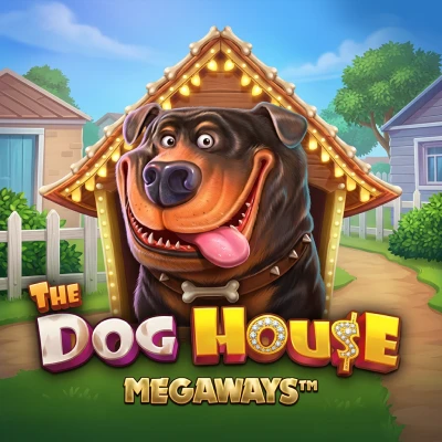 Dog House Megaways slot game tile in the Roobet slots lobby